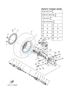 YXZ1000ETS YXZ10YESH YXZ1000R EPS SS SPECIAL EDITION (B577) drawing REAR WHEEL 2