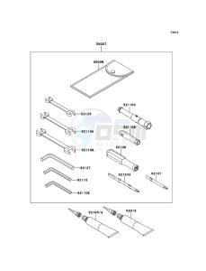 1400GTR ZG1400A8F FR GB XX (EU ME A(FRICA) drawing Owner's Tools