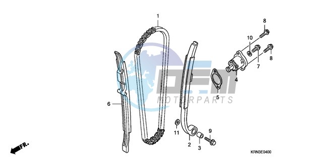 CAM CHAIN/TENSIONER