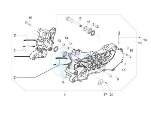 Liberty 50 4t ptt - (D) Germany drawing Crankcase