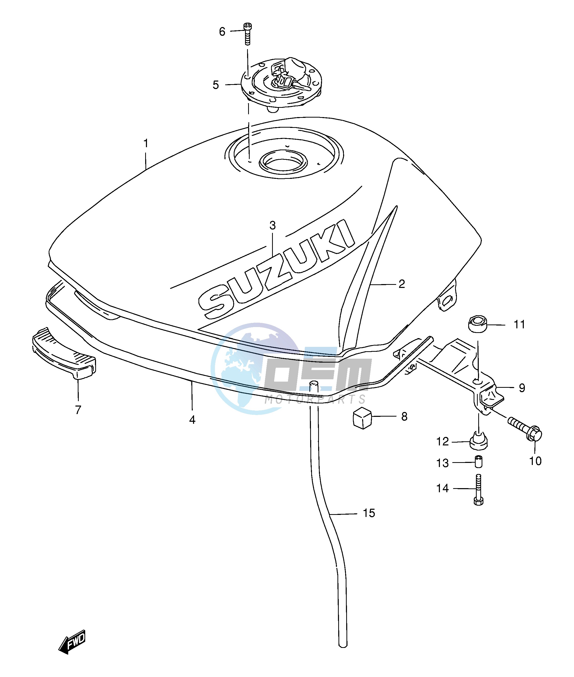 FUEL TANK (MODEL Y)