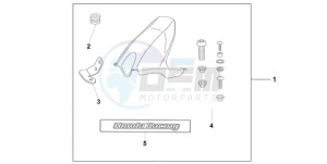 CBR1000RR9 France - (F / CMF REP) drawing HUGGER CANDY TAHTIAN BLUE