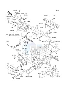 VN 1500 B [VULCAN 88 SE] (B1-B3) N8FA drawing FRAME FITTINGS