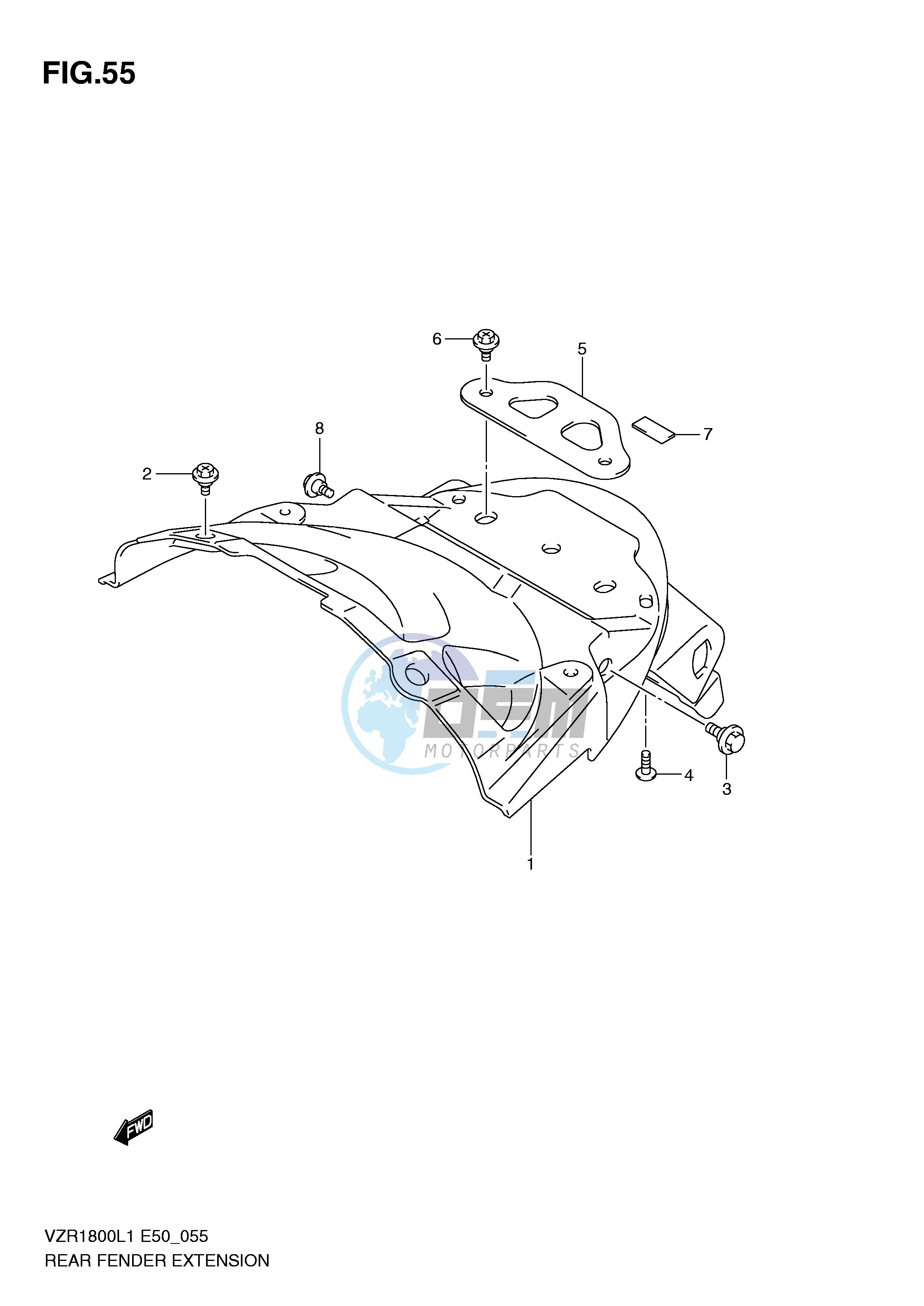 REAR FENDER EXTENSION