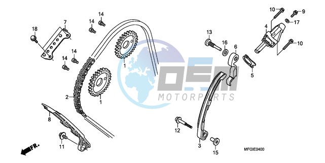 CAM CHAIN/TENSIONER