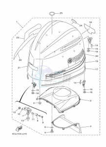 F300BETX drawing FAIRING-UPPER