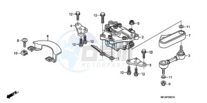 CBR600RA9 Korea - (KO / ABS) drawing STEERING DAMPER