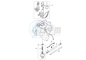 YQ AEROX 50 drawing FUEL TANK