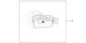 CBF1000T9 Ireland - (EK) drawing TOP BOX INNERBAG