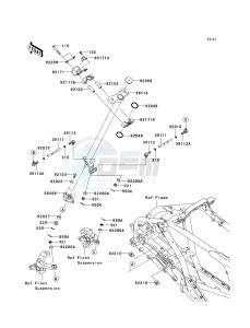 KSF 450 B [KFX450R MONSTER ENERGY] (B8F-B9FB) B9F drawing STEERING SHAFT