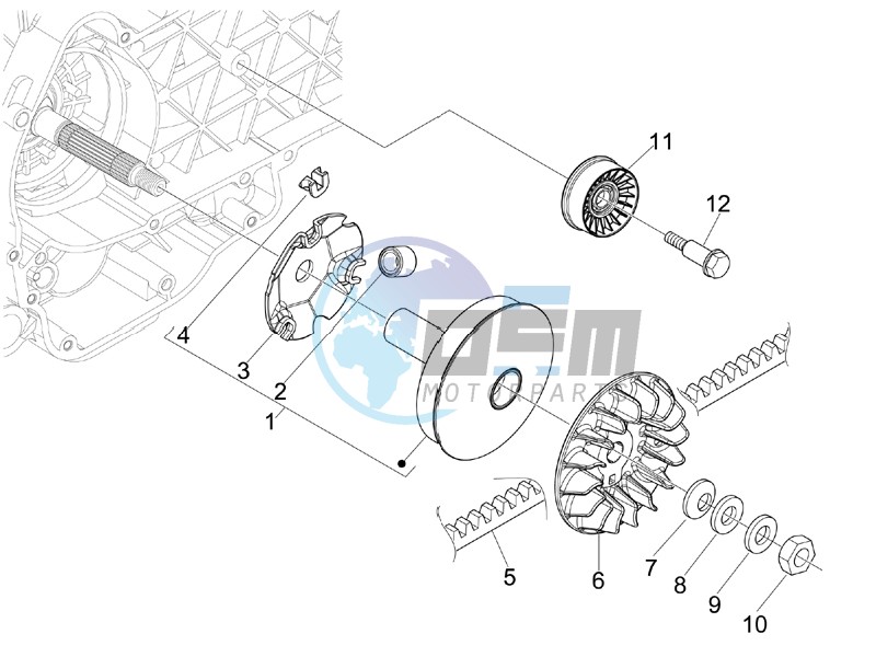 Driving pulley