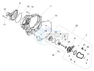 SHIVER 900 E4 ABS (EMEA, LATAM) drawing Water pump