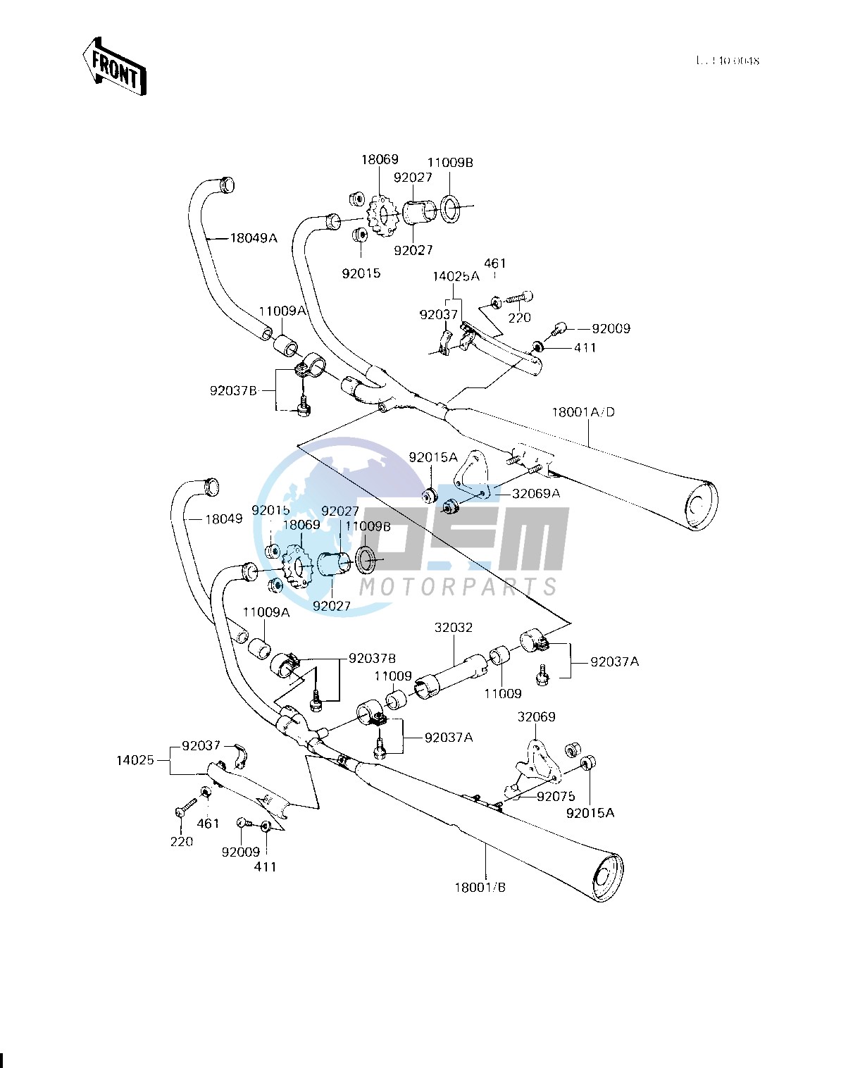 MUFFLERS -- 81-83 H2_H3_H4- -