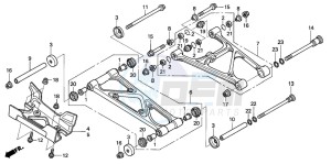 TRX680FA drawing REAR ARM