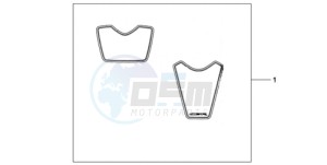 CBR1000RR9 Australia - (U / MME PSW SPC) drawing RACING STICKERS