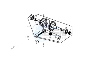 FIDDLE III 50 drawing CRANKSHAFT