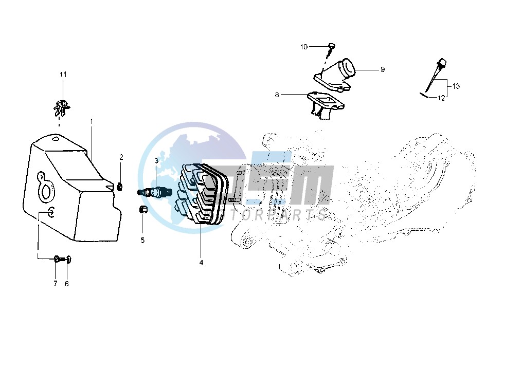 Cylinder head - Induction Pipe