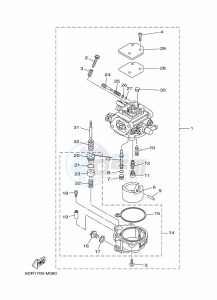 FT9-9LMHL drawing CARBURETOR