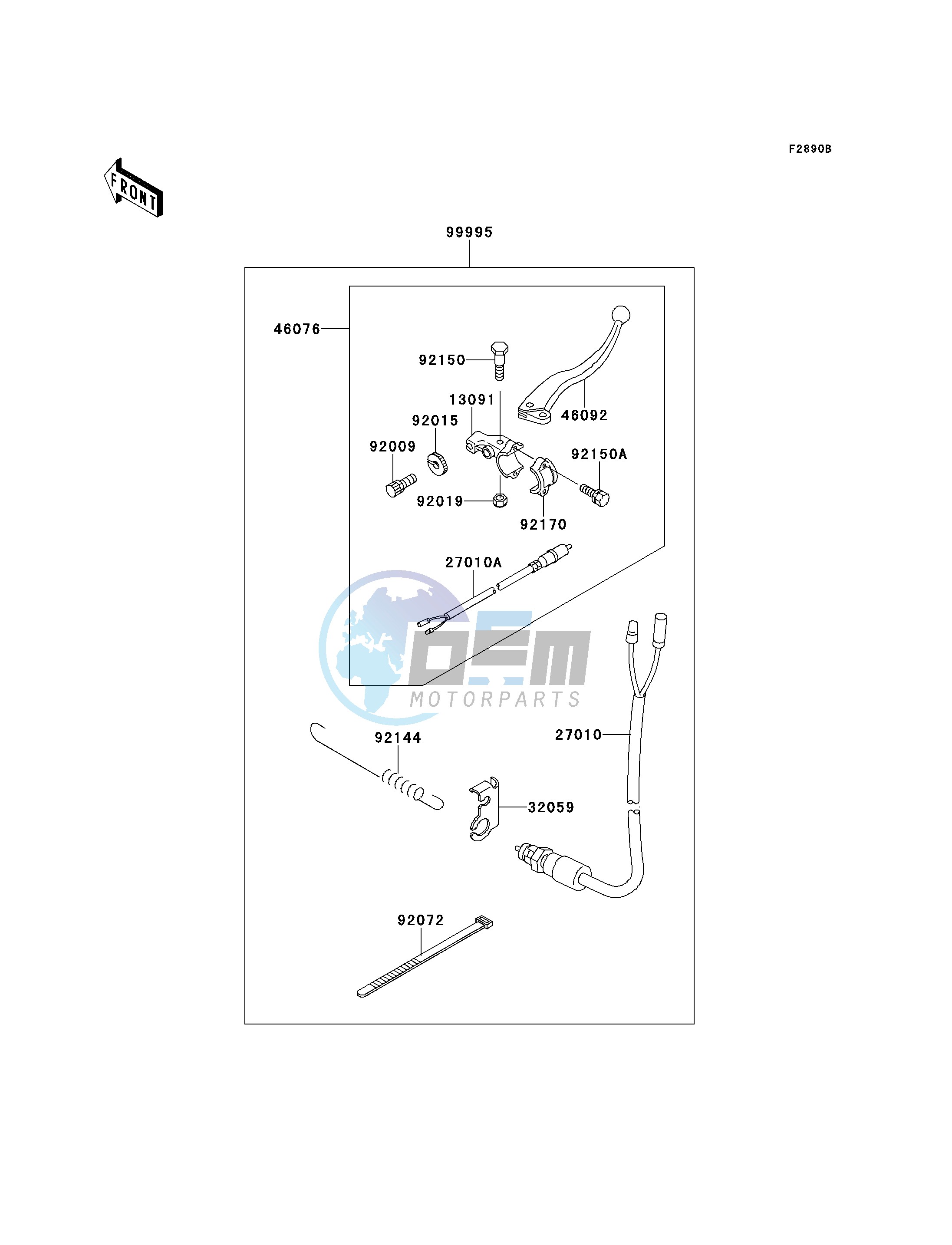 OPTIONAL PARTS-- BRAKE SWITCH- -