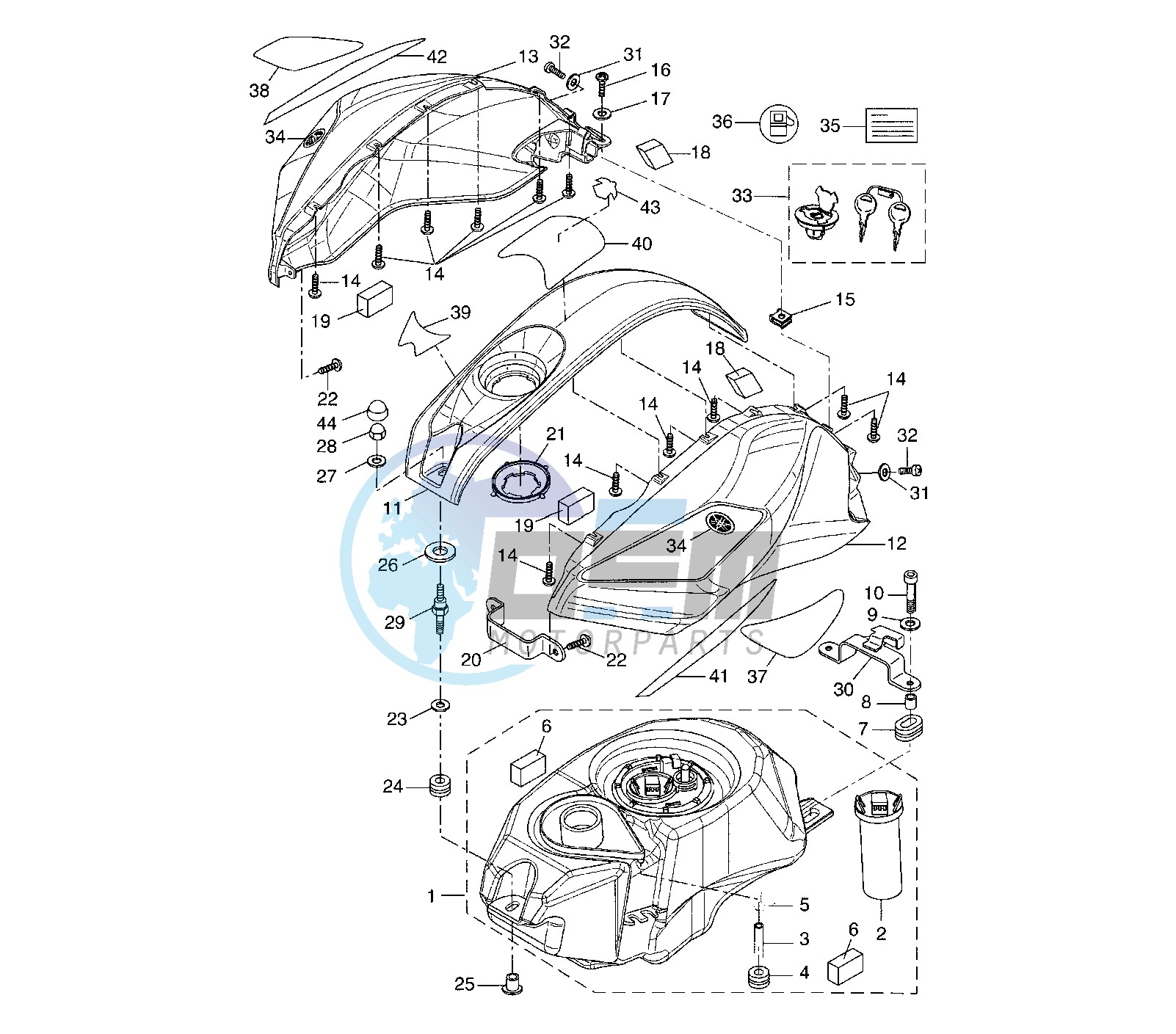 FUEL TANK 5D7B