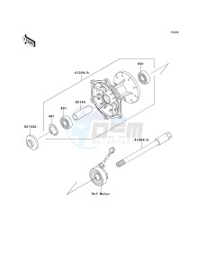 KL 250 G [SUPER SHERPA] (G4-G8 G8 CAN ONLY) [SUPER SHERPA] drawing FRONT HUB