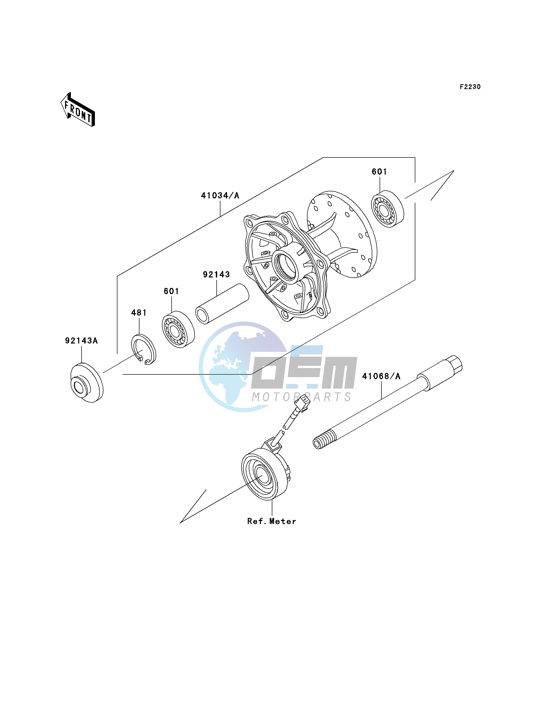 FRONT HUB