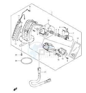 Inazuma 250 drawing FUEL PUMP