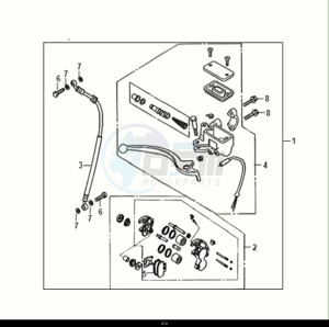 JET 14 50 (XC05W2-NL) (E5) (M1) drawing BRAKE SYSTEM ASSY