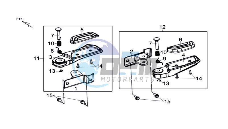 FOOTREST L / R