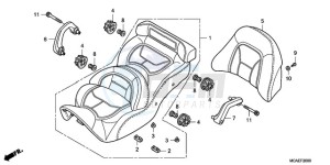 GL1800A France - (F / CMF) drawing SEAT