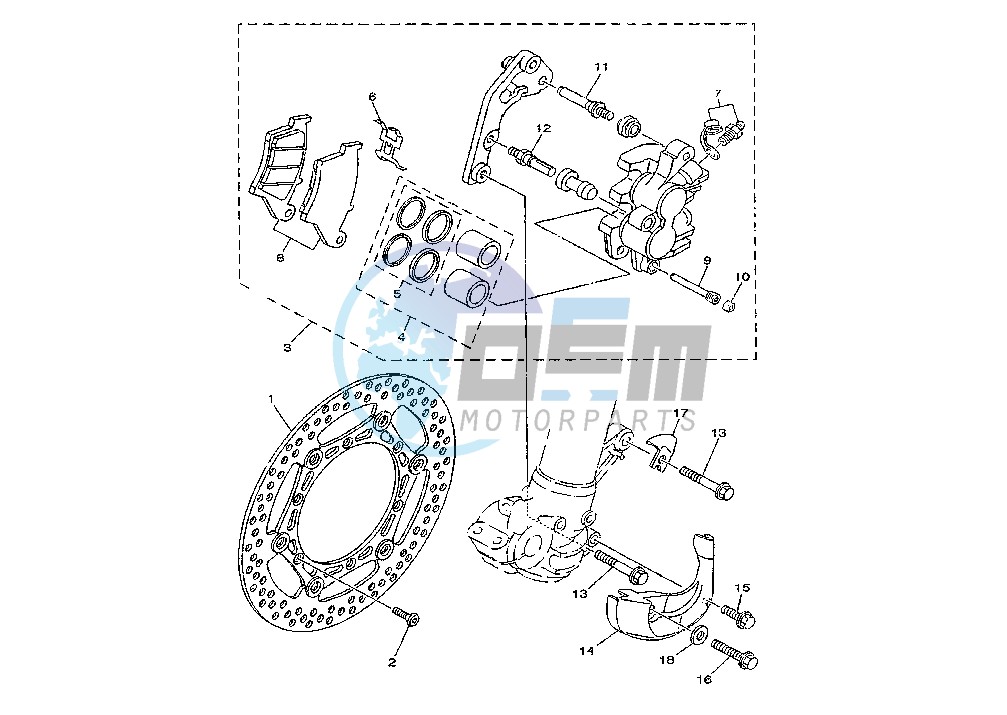 FRONT BRAKE CALIPER