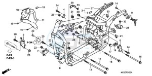 VT750CA9 Australia - (U / SPC) drawing FRAME BODY