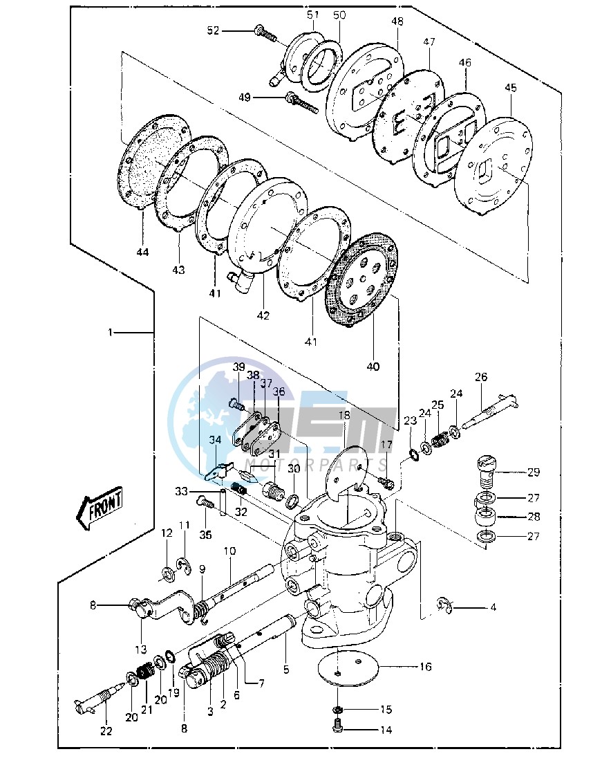 CARBURETOR   -- 84-86 JS440-A8_A9_A10- -