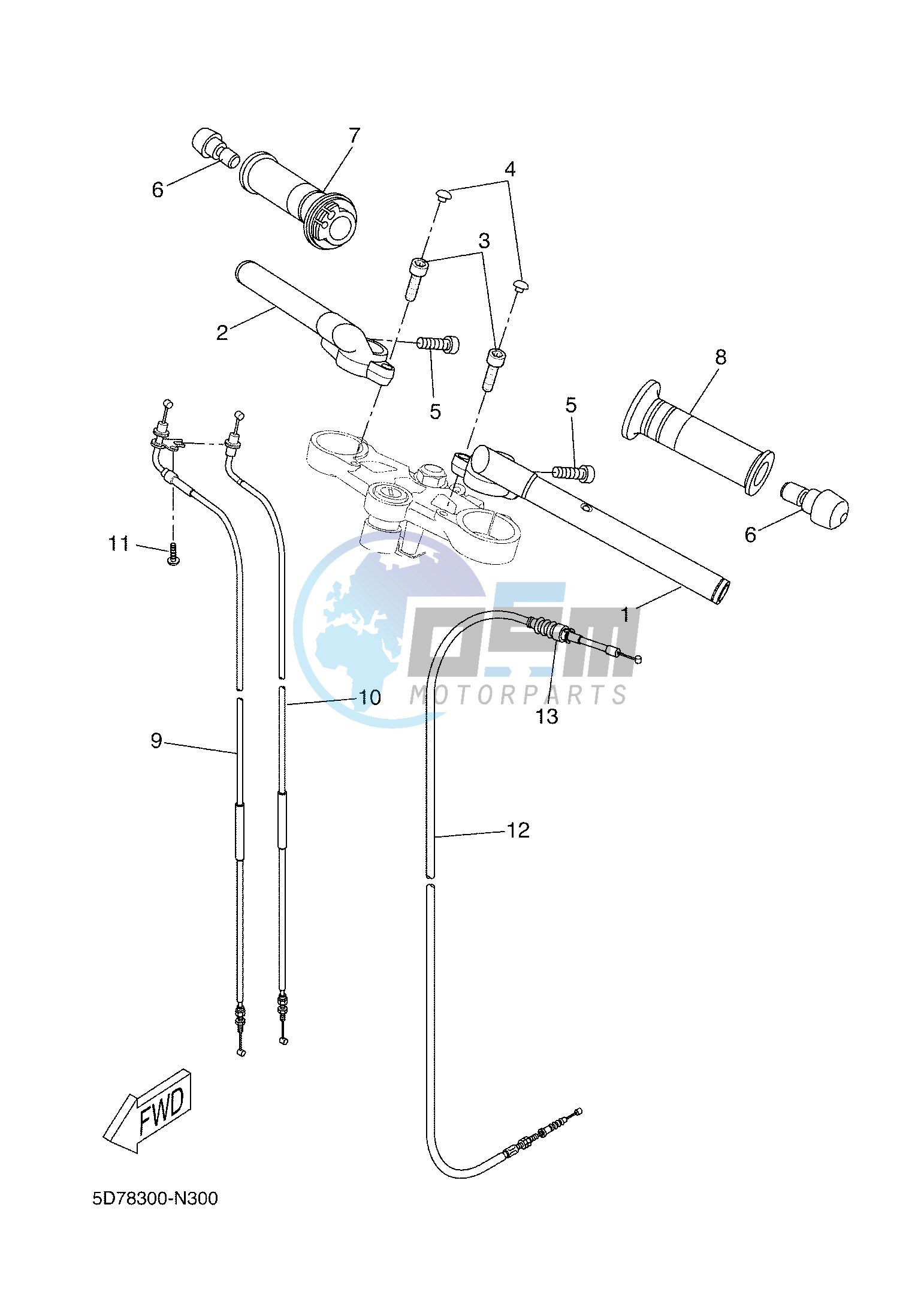 STEERING HANDLE & CABLE