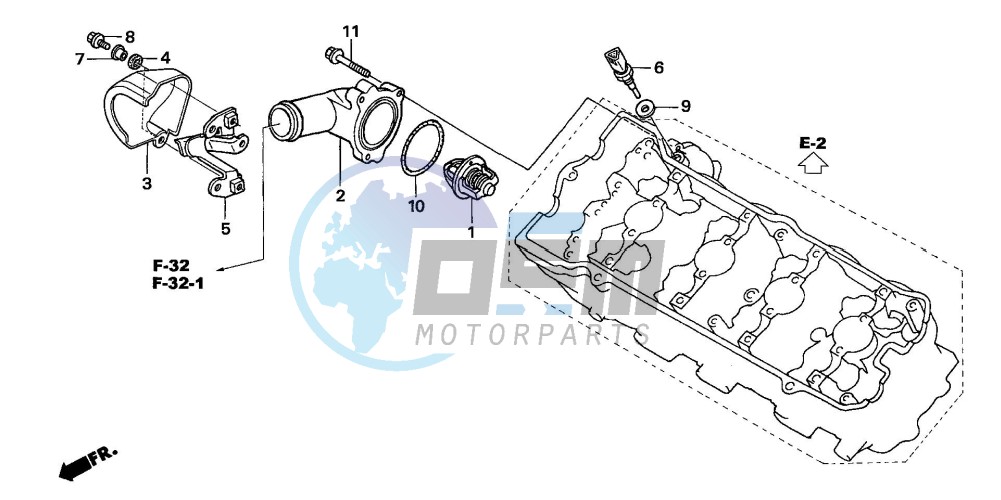 THERMOSTAT (CBF600S6/SA6/N6/NA6)