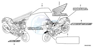 NC750SDG NC750X Europe Direct - (ED) drawing MARK/ STRIPE