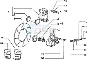 ET2 50 drawing Disc brake caliper