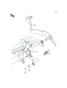 KLX125 KLX125CFF XX (EU ME A(FRICA) drawing Brake Pedal