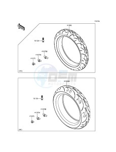 ER-6F EX650EGF XX (EU ME A(FRICA) drawing Tires