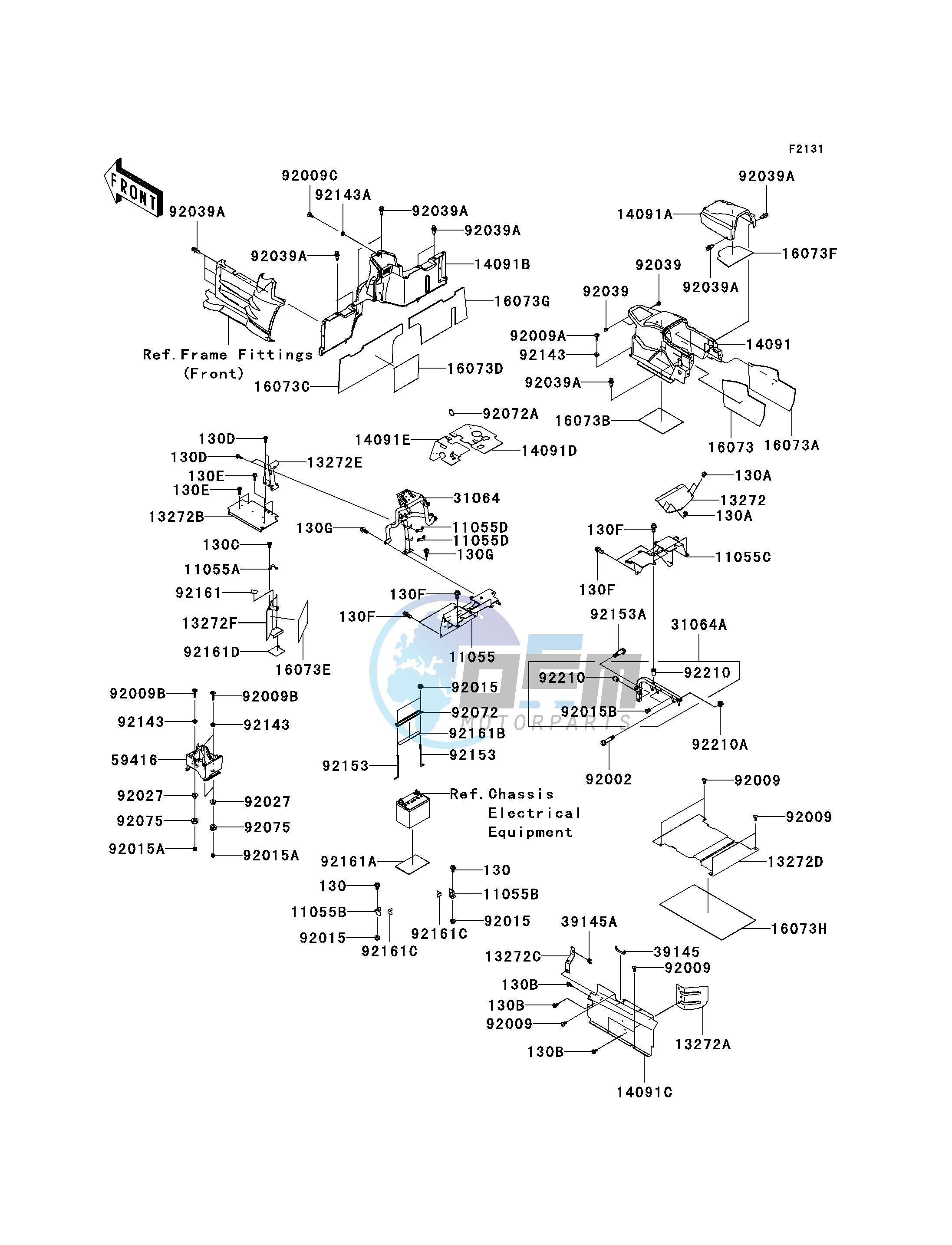 FRAME FITTINGS -- REAR- -