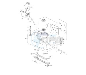 YP R X-MAX 125 drawing FUEL TANK