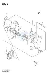 LT-Z400 (E33) drawing WATER PUMP