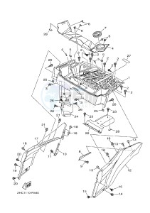 YXZ1000ES YXZ10YMSH YXZ1000R EPS SPECIAL EDITION (2HCF) drawing CARRIER