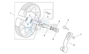 SR 125-150 drawing Rear brake