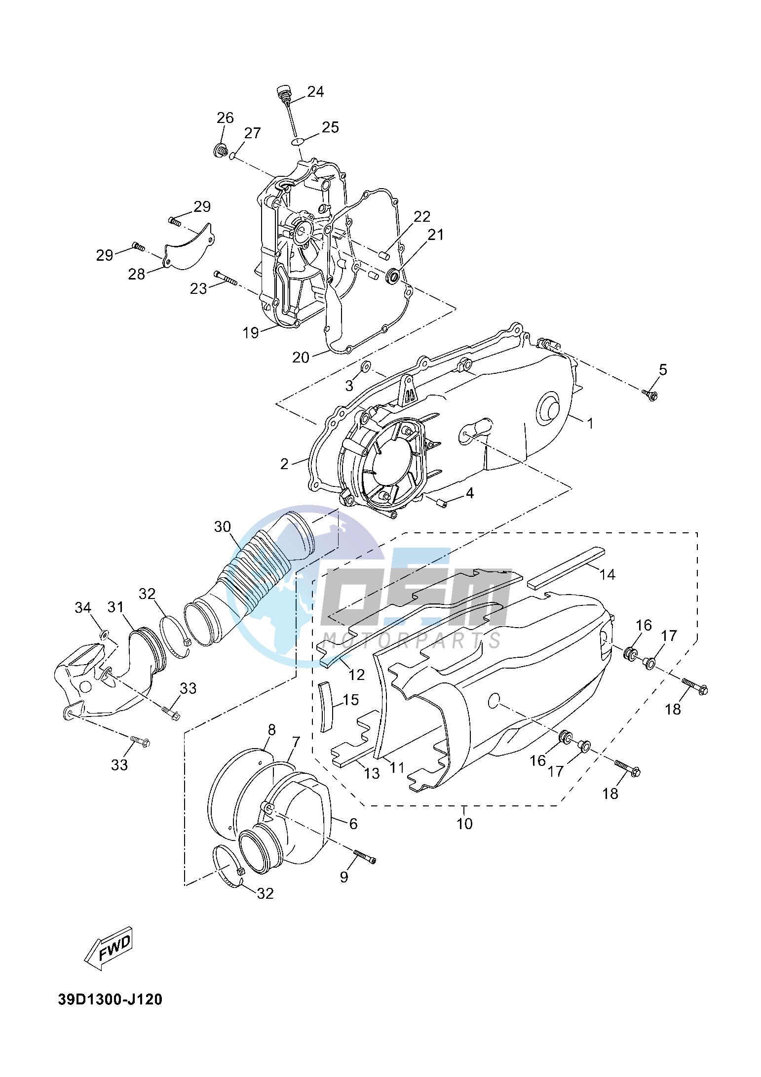 CRANKCASE COVER 1