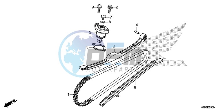 CAM CHAIN/ TENSIONER