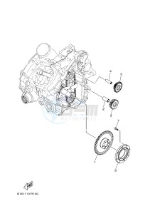 YFM700FWAD YFM70GPSJ GRIZZLY 700 EPS (B1AM) drawing STARTER CLUTCH