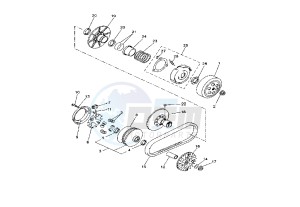 YP R X-MAX 250 drawing CLUTCH