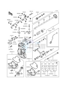 ZX 750 M [NINJA ZX-7R] (M1-M2) [NINJA ZX-7R] drawing ACCELERATOR PUMP