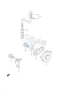 DF 9.9 drawing Throttle Control Non-Remote Control